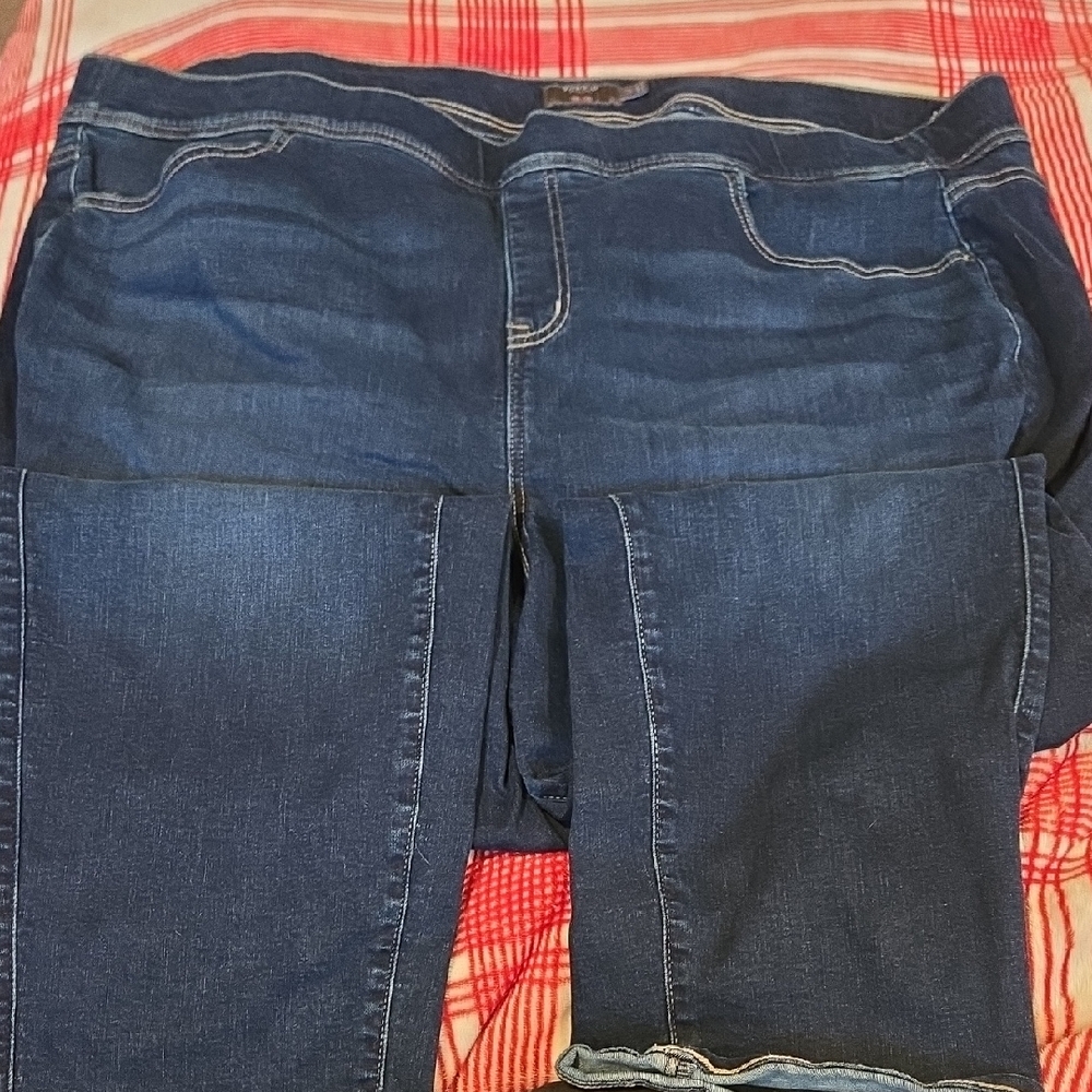 Torrid Dark Blue Straight Leg Jeans